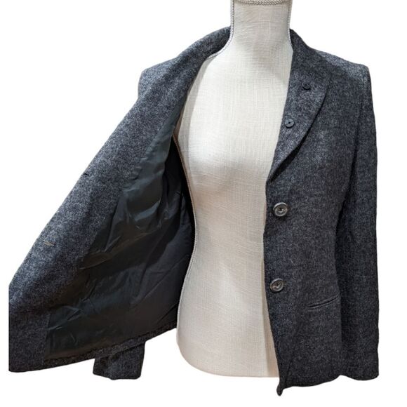 Vince Women's Wool Two Button Blazer Grey Size 8 - Picture 5 of 11